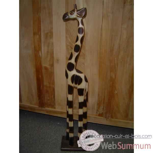 Girafe en bois Animaux Bois Taille 1 -lcdm019