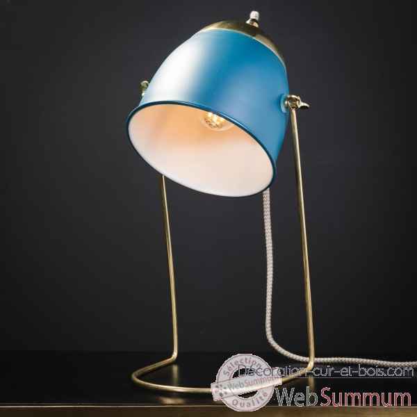 Lampe de bureau bleue Objet de Curiosite -LU172
