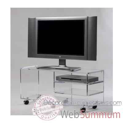 Table tele 99x35x45 Marais pour ecran LCD ou plasma -MTV103
