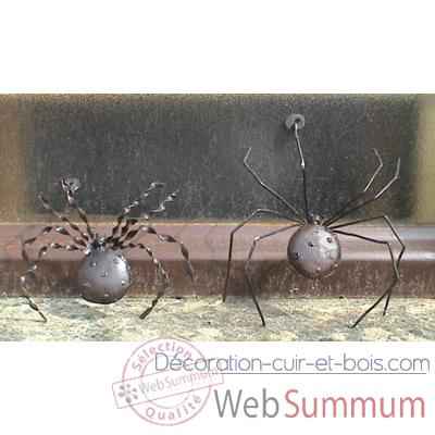 Petite Araignée pour mur en Métal Recyclé Terre Sauvage  -ws02