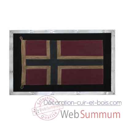 Cadre dakota drapeau norvege cadre en aluminium arteinmotion -qua-dak0089
