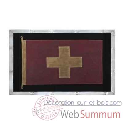 Cadre dakota drapeau suisse cadre en aluminium arteinmotion -qua-dak0097