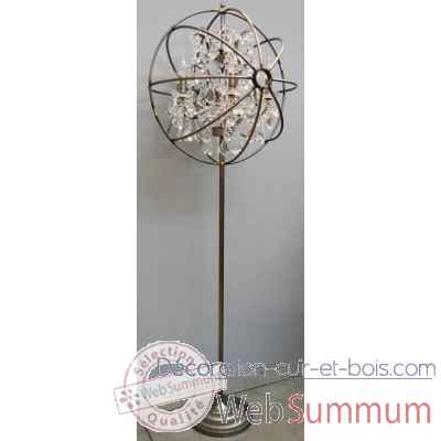 Lampe en fer avec cristal arteinmotion -com-lam0180