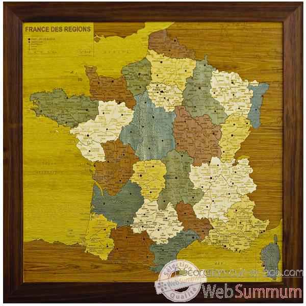 Video Carte de France des regions Creartion -France