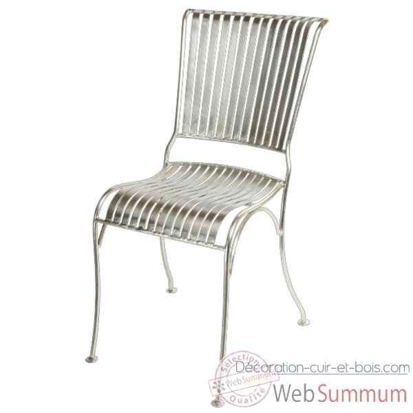 Chaise Metal blanc Hindigo -JF16WHI