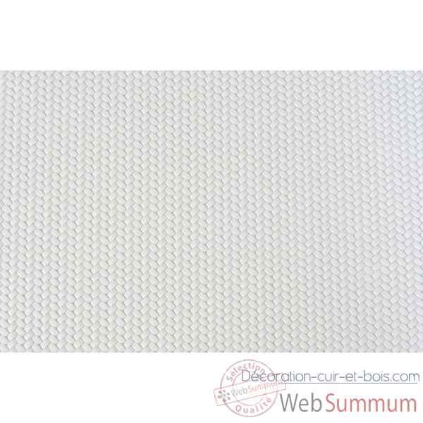 Backgammon camille cuir couture medium blanc -B71L-b -5