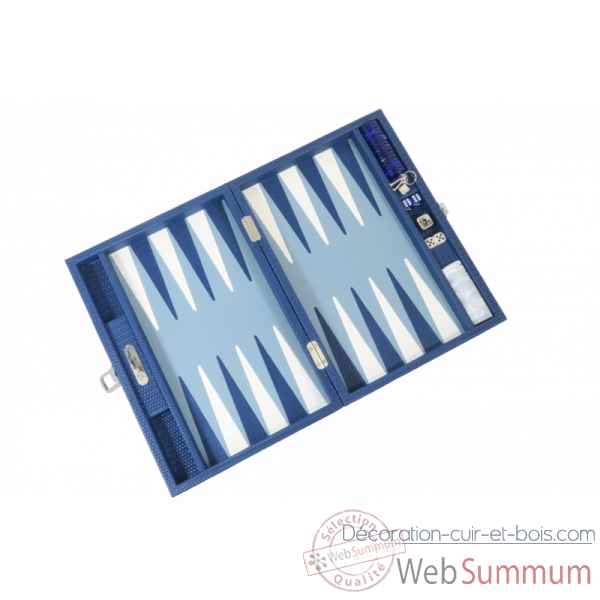 Backgammon camille cuir couture medium gitane -B71L-g -1