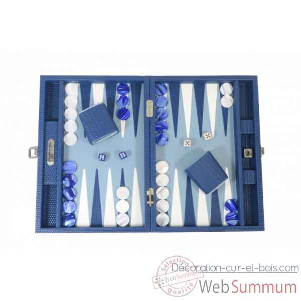 Backgammon camille cuir couture medium gitane -B71L-g