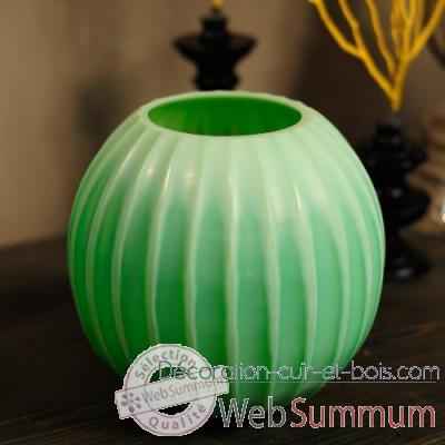 Vase cactus vert Objet de Curiosite -VA029