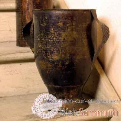 Vase feuilles Objet de Curiosite -DC003