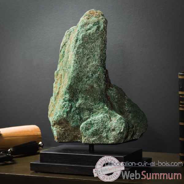 Fuchsite verte du bresil (brut) Objet de Curiosite -PUMI908-1