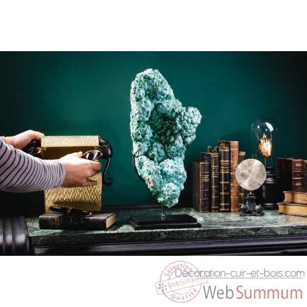 Malachite chrysocolle 6.6kg - congo Objet de Curiosite -PUMI1074 -3