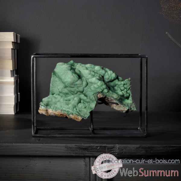 Malachite concretionnee et cristalisee Objet de Curiosite -PUMI485