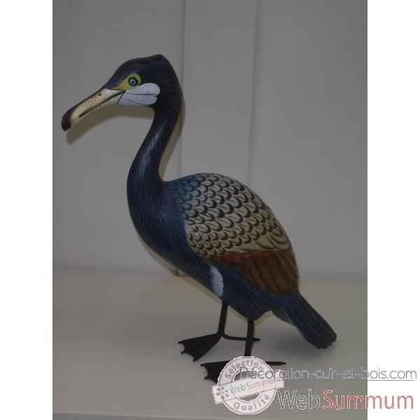 Pelican en bois Animaux Bois Bleu -lcdm016