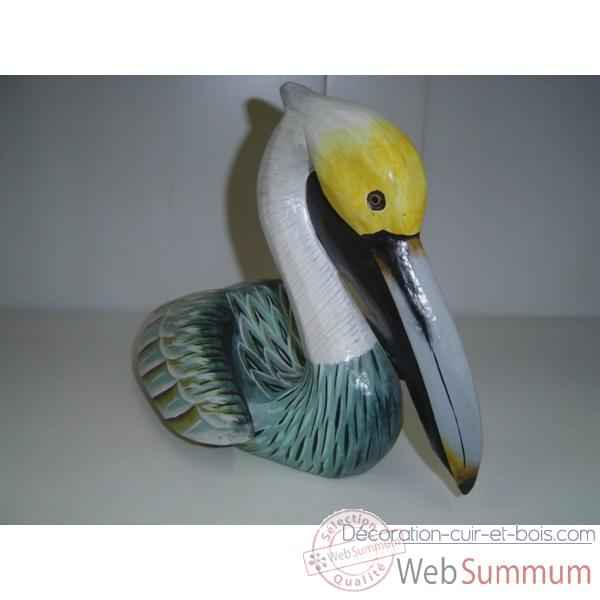 Pelican en bois Animaux Bois -lcdm035
