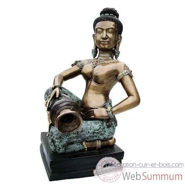 Statuette divinites Thai en bronze -BRZ1245