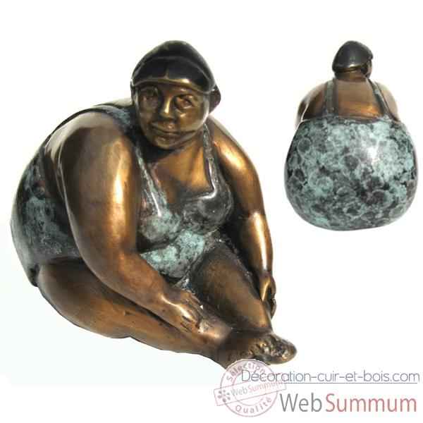 Statuette femme contemporaine en bronze -BRZ1110-41