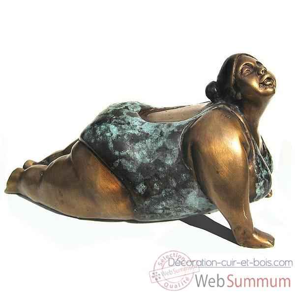Statuette femme contemporaine en bronze -BRZ1111