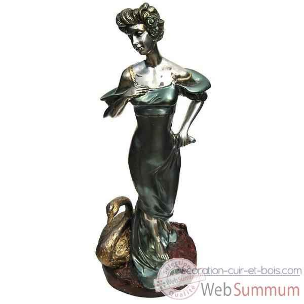 Statuette femme contemporaine en bronze -BRZ740