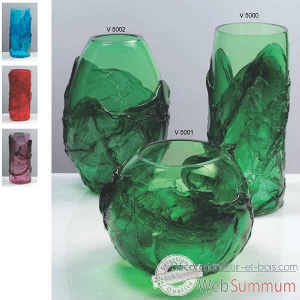 Vase cylindrique en verre Formia -V5000