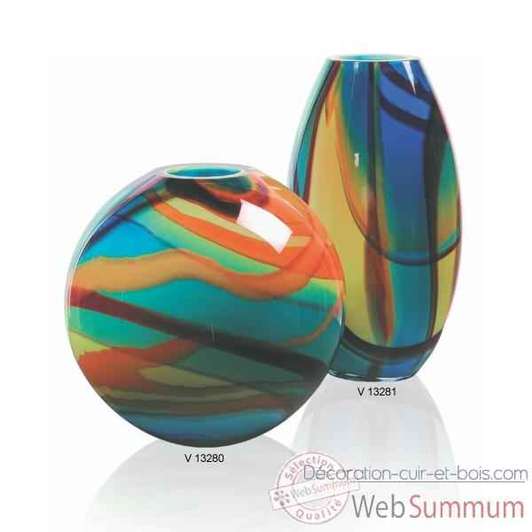 Vase sphere en verre Formia -V13280