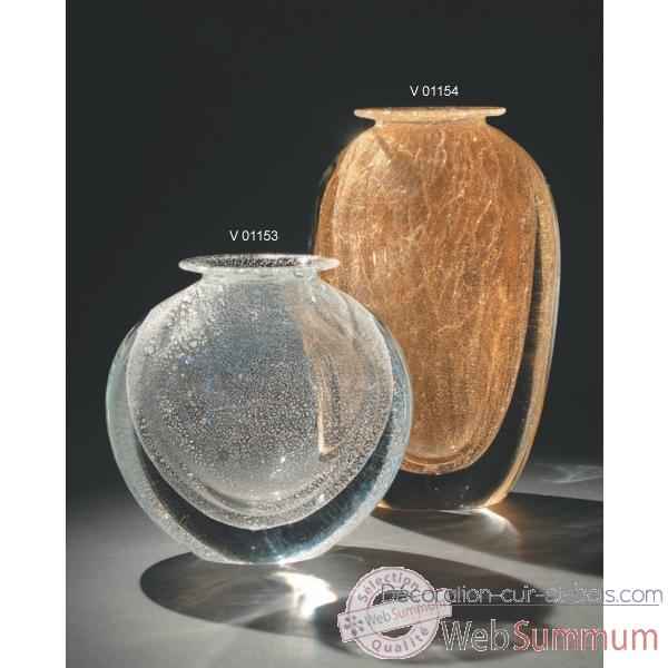 Vase en verre Formia couleur crystale -V01153